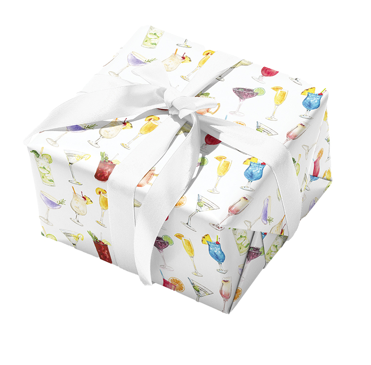 Cocktails Wrapping Paper Sheets