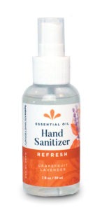 Refresh Essential Oil Hand Sanitizer from hydraAromatherapy