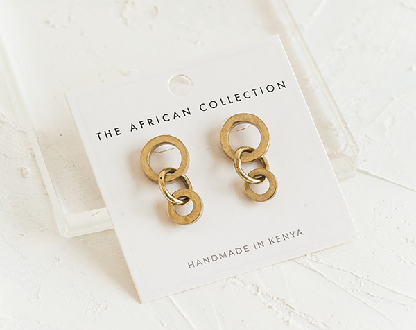 Artisan Link Earrings 
															/ Acacia Creations							