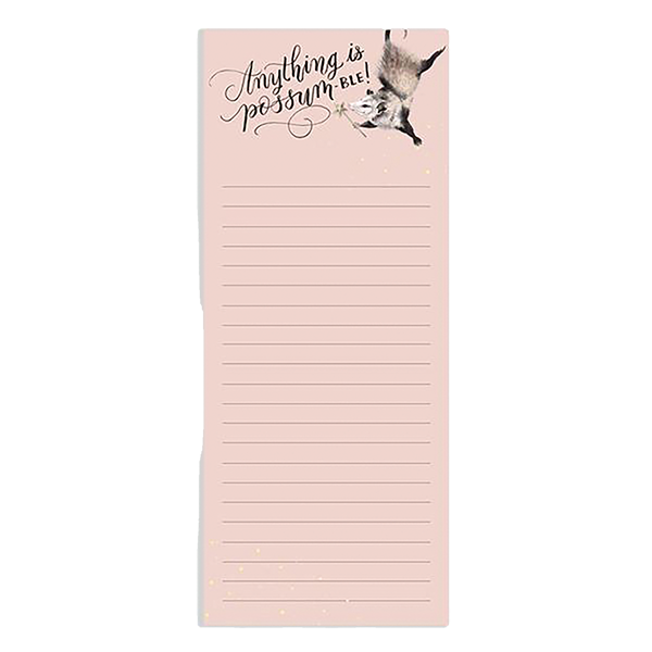 Anything is Possumble Watercolor Notepad 
															/ Cami Monet							