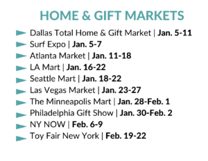 Home & Gift Markets, winter 2022.