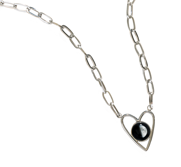 Atlas Heart Necklace 
															/ Moonglow Jewelry							
