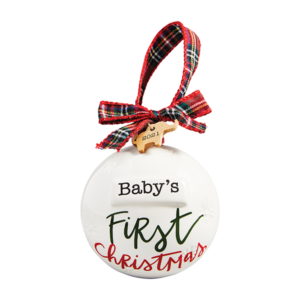 Baby's First Christmas Ornament from Mud Pie