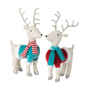 Holly Jolly Reindeer Figurines from Sullivan Gift