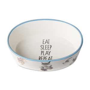 Eat Sleep Play Oval Cat Bowl from tag ltd