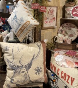 Vintage-style Christmas merchandise from Primitives by Kathy