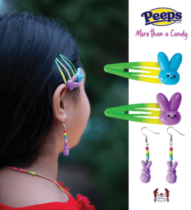 Peeps Jewelry and Hair Accessories from 1771 Philadelphia Glass Works