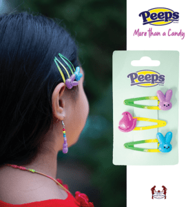Peeps Hair Clips from 1771 PHILADELPHIA GLASS WORKS