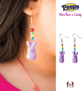 Peeps Drop Earrings from 1771 Philadelphia Glass Works