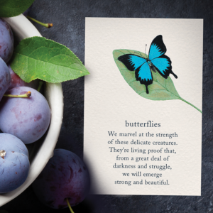 Blue Butterflies Card from Cardthartic