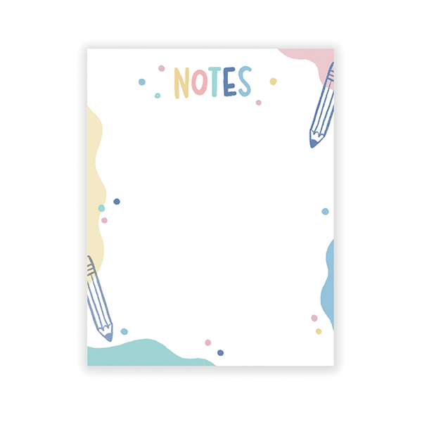 Colorful Notes Notepad 
															/ Cheery Human Studios							