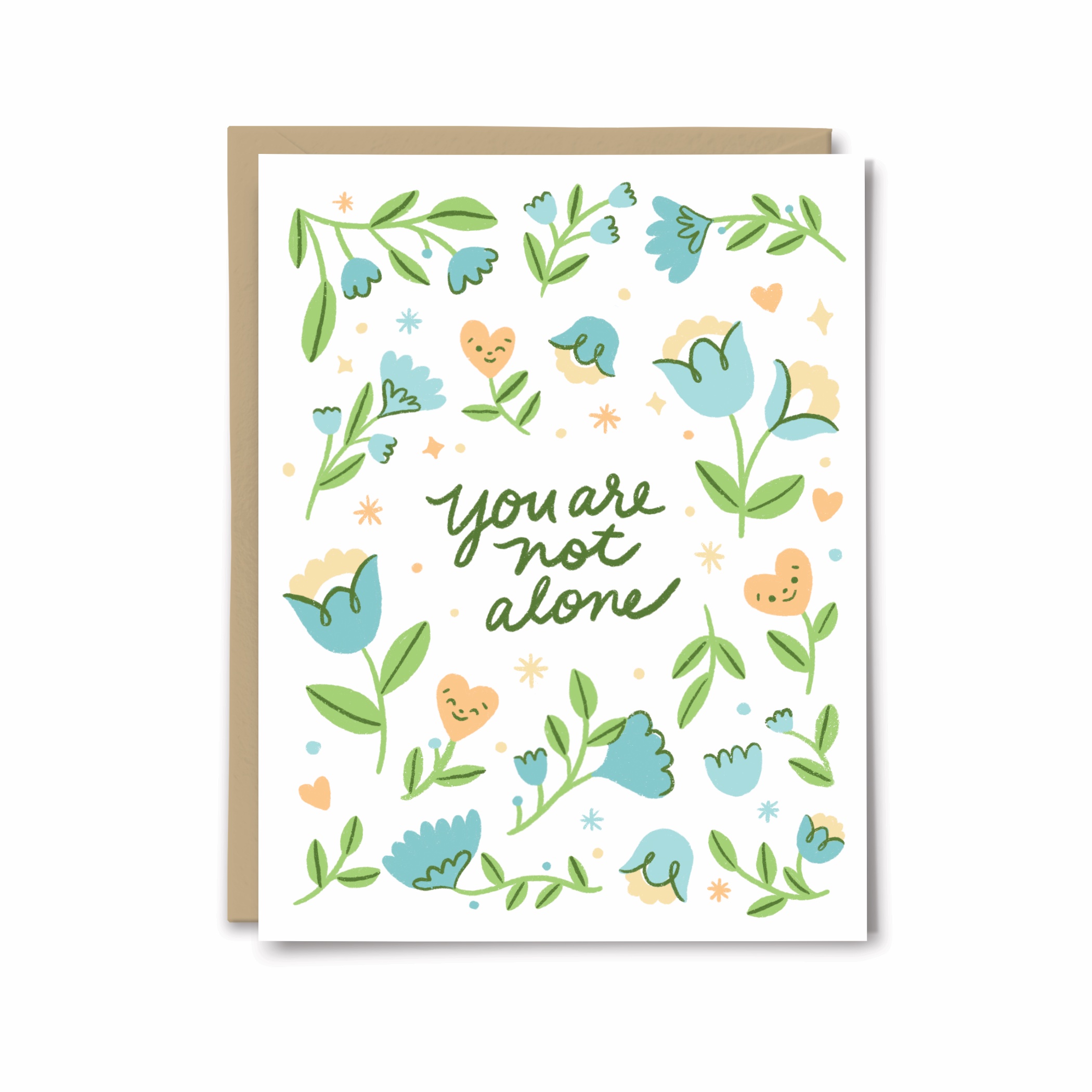 You Are Not Alone Greeting Card 
															/ Cheery Human Studios							