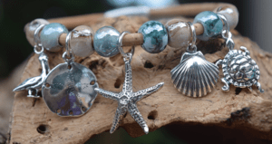 Sterling Silver Charm Bracelet from Cork Tree Designs