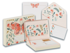 Peach Melba Writing Set from DG Americas, NIQUEA.D