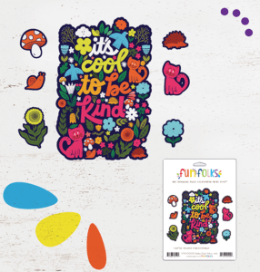 Cool To Be Kind Stickers from Fun Folks