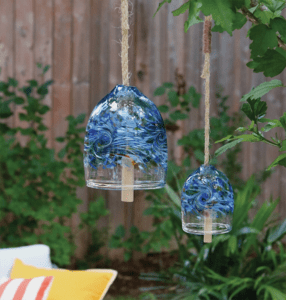 Water Garden Bell from Kitras Art Glass