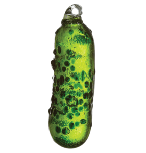 Glass Pickle Ornament from Kitras Art Glass Inc.