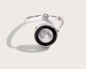 Cosmic Spiral Rings from Moonglow Jewelry