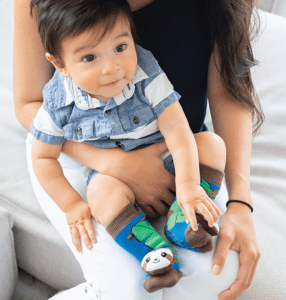 Sloth Baby Socks from Parkdale Novelty