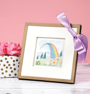 Quilled Rainbow Greeting Card from Quilling Card