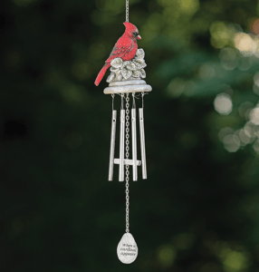 Cardinal Memorial Windchime from Roman