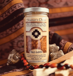 Palo Santo Candle from Shaman's Dawn