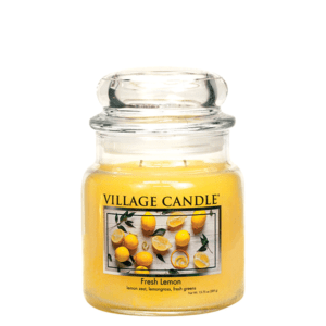 Fresh Lemon Medium Glass Dome from Stonewall Home