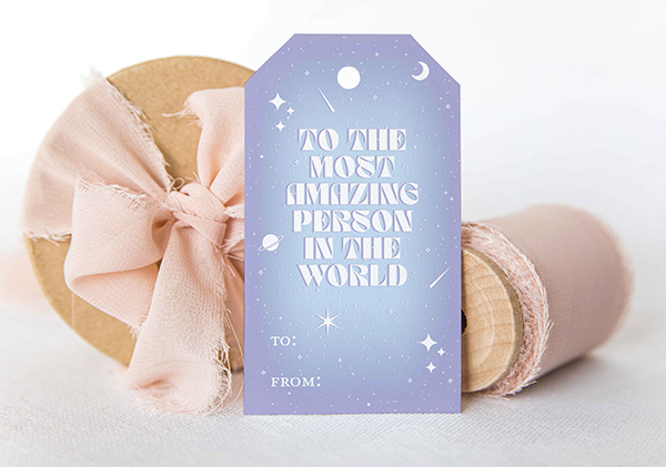 Amazing Person Gift Tag 
															/ Sublime + Co.							