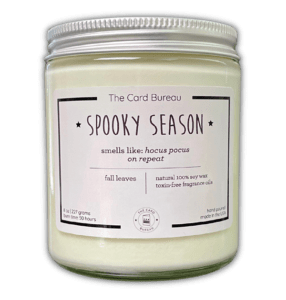 Spooky Season Candle from The Card Bureau