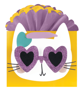 Shady Cat Medium Vogue GOGO Gift Bag from The Gift Wrap Company
