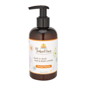 Lil' Naked Bee Cheeks to Cheeks Face & Body Lotion in Orange Popsicle from The Naked Bee