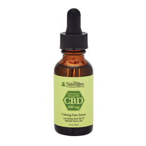 1 oz. 300 mg Broad Spectrum CBD Calming Face Serum from The Naked Bee