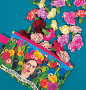 Frida Kahlo Zipper Bag from Unemployed Philosophers Guild