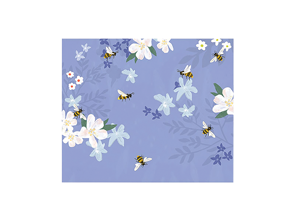 Honeybees Delighted Card