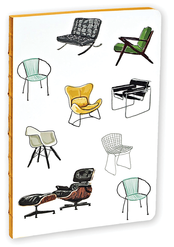 Midcentury Modern Chairs Notebook 
															/ teNeues							