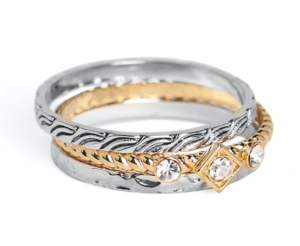 CIAO Ring Stacks by Coco silver and gold from tgbBRANDS