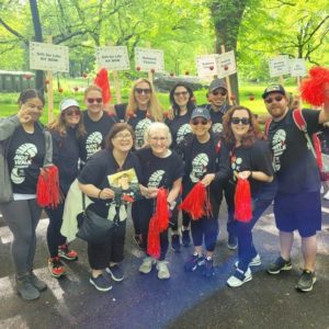 The Gift for Life/NY NOW team at the AIDS Walk NY 2022