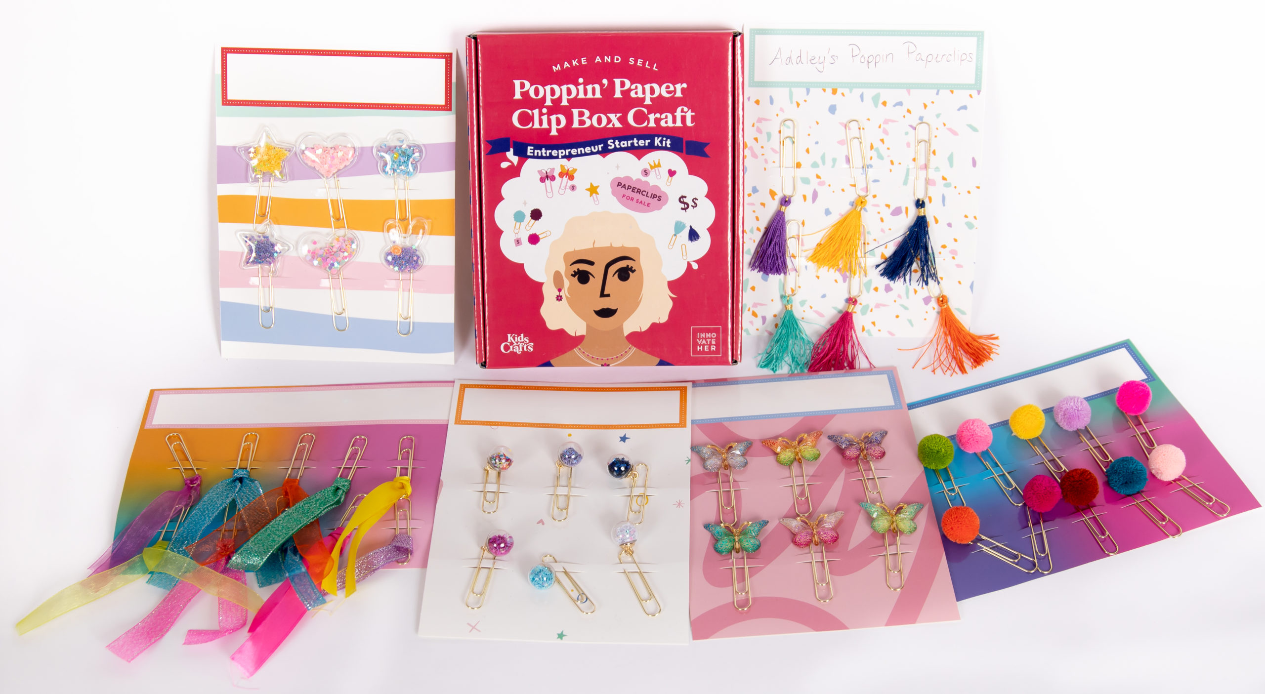 InnovateHER Entrepreneur Poppin' Paperclips Craft Kit 
															/ Kids Craft							
