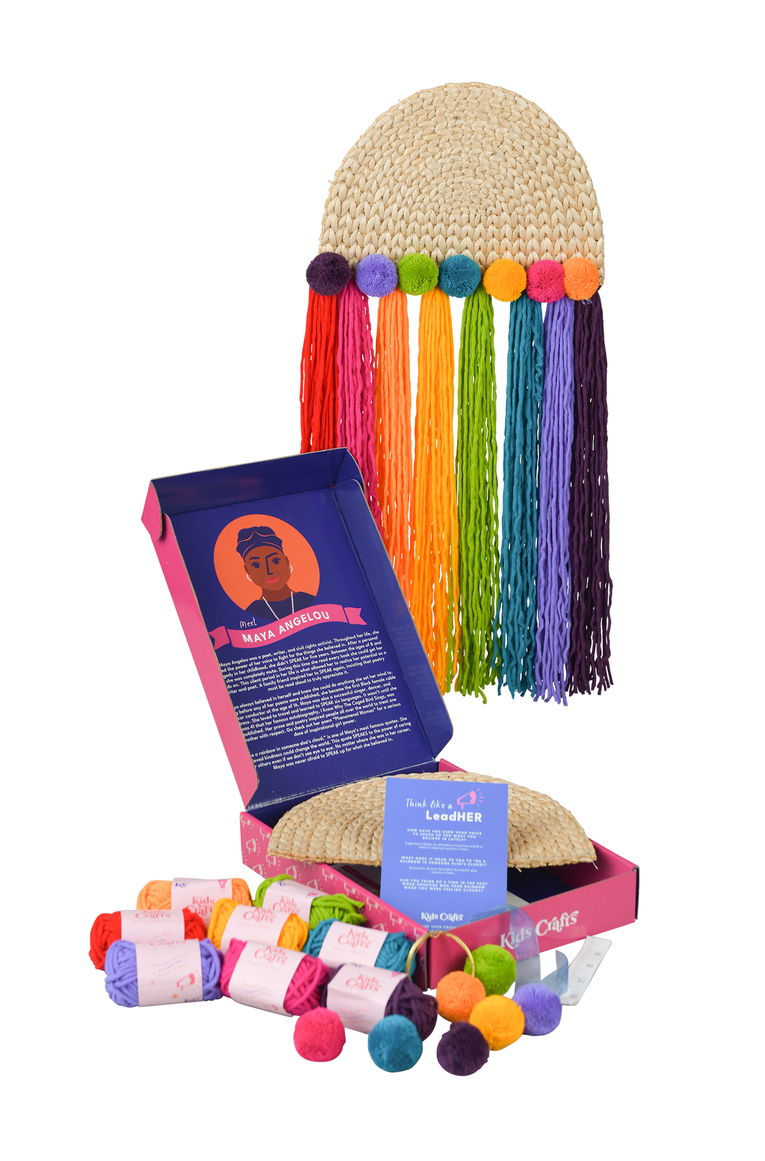 SPEAK Like Maya Rainbow Wall Hanging Craft Kit 
															/ Kids Craft							