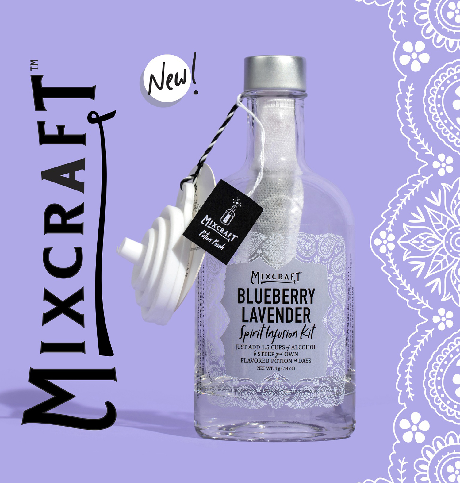 Blueberry Lavender Spirit Infusion Kit 
															/ Mixcraft							