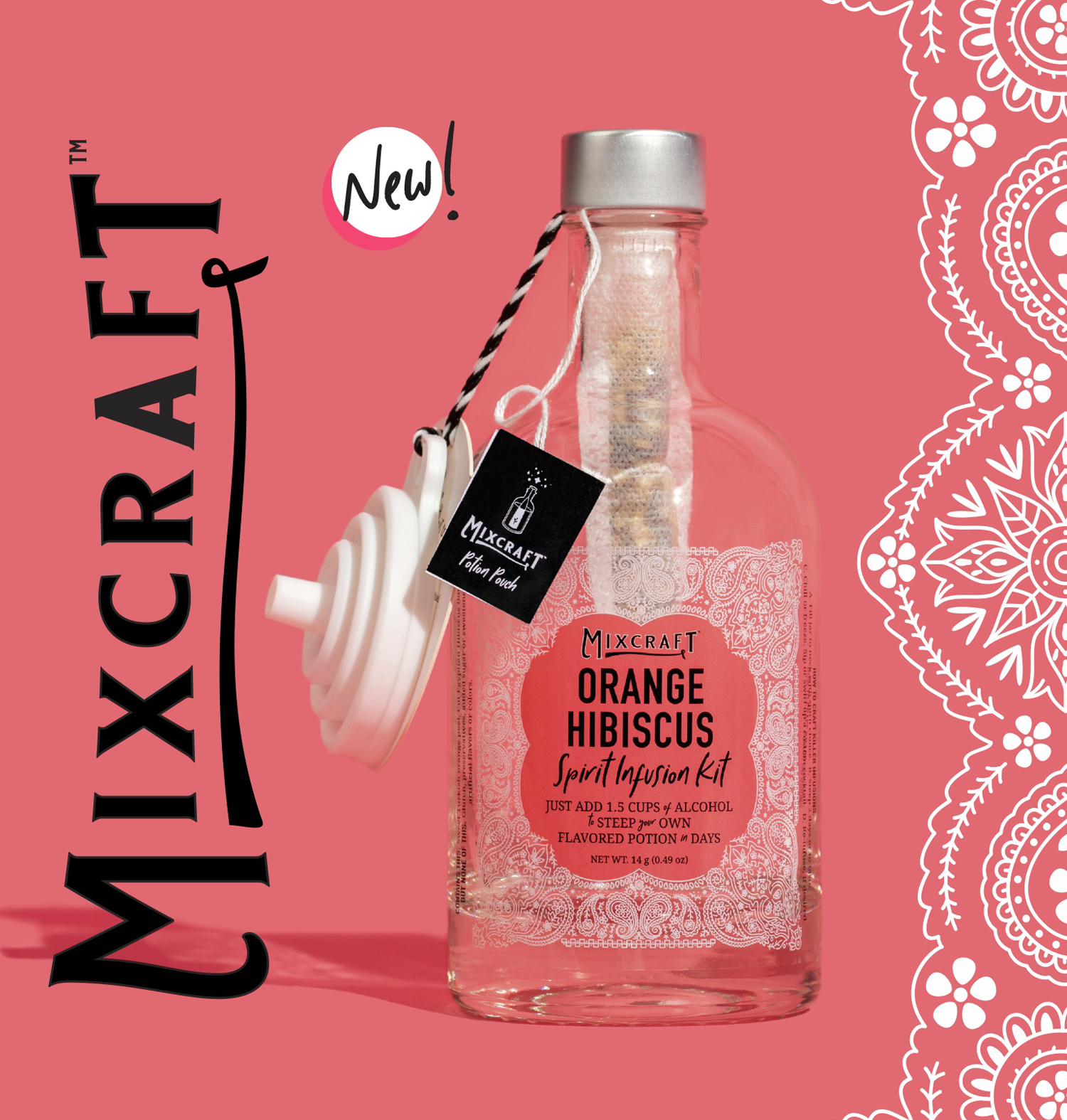 Orange Hibiscus Spirit Infusion Kit 
															/ Mixcraft							