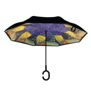 Topsy Turvy Umbrella -Van Gogh Cafe Terrace from Calla Products