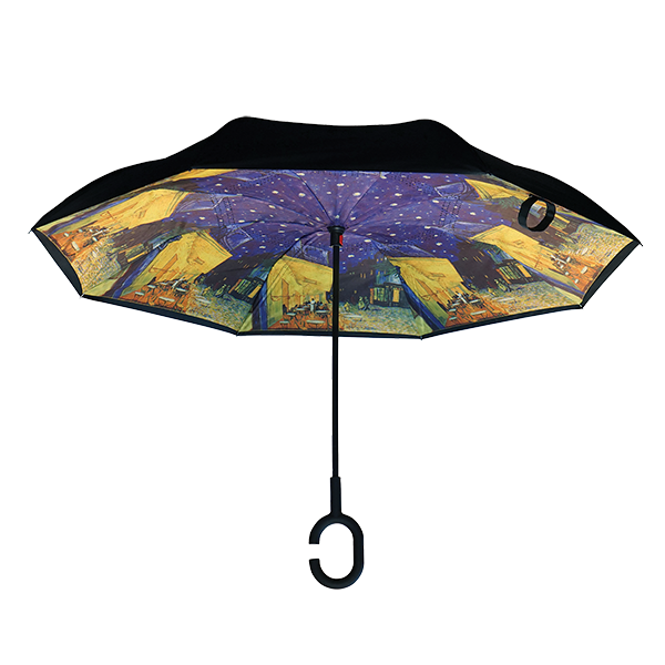 Topsy Turvy Umbrella - Van Gogh Cafe Terrace 
															/ Calla Products							