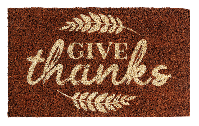 Give Thanks Coir Doormat  
															/ Entryways							