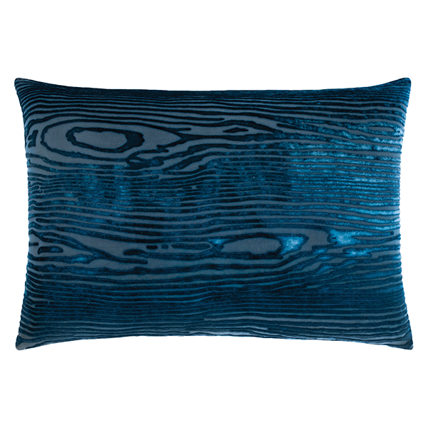 Woodgrain Velvet Pillow 
															/ Kevin O’Brien Studio							