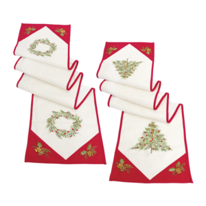 Tree and Wreath Table Runner from Melrose International