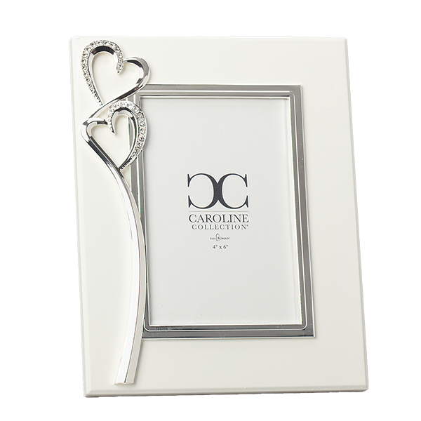 Caroline Collection Double Heart Frame