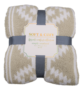 Soft n' Cozy Blanket - Geo. Simply Southern.