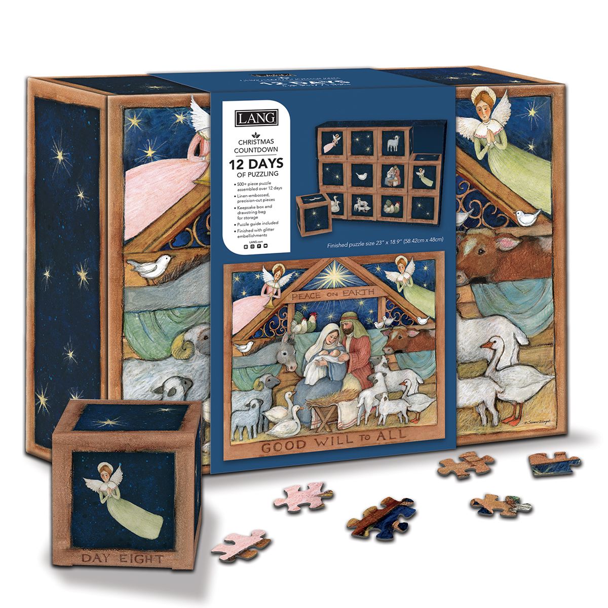 LANG 12 Days of Puzzling Christmas Countdown-Good Will To All by Susan Winget 
															/ The LANG Companies							