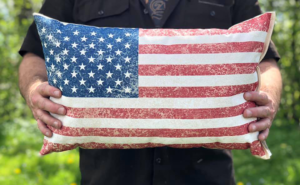American Flag Pillow from Eric and Christopher
